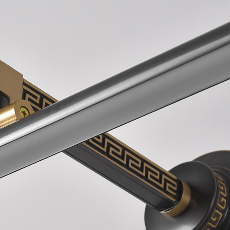LED Metall Waschtischlampe Klassiker Schwarz verlängerte Badezimmerleuchte im natürlichen Licht, 14 "/18"/23 "W.