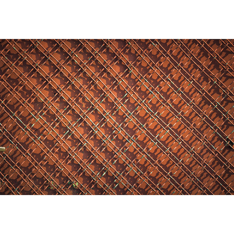 Industry Metal Gear Mural Wallpaper Dark Color Mildew Resistant Wall Covering