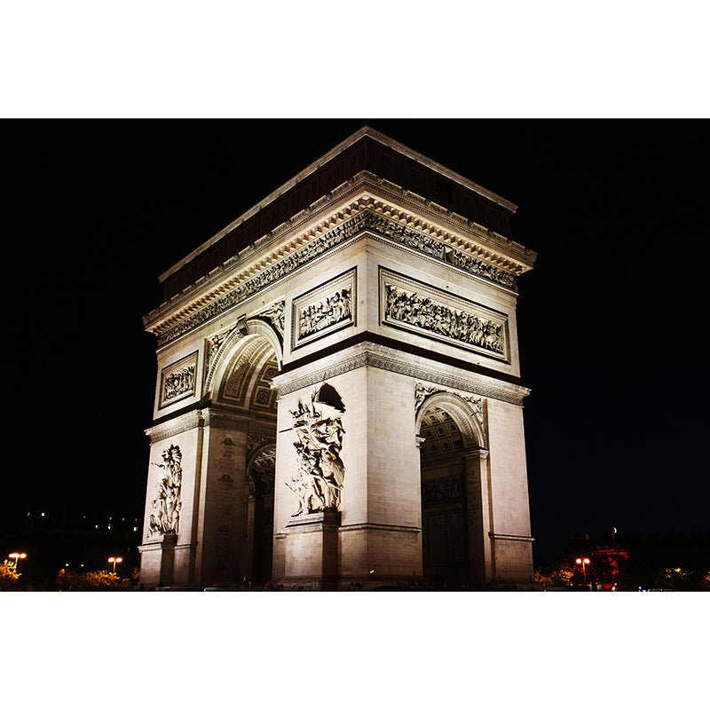 Triumphal Arch Construction Mural Wallpaper Contemporary Photography Style Bedrom Mural