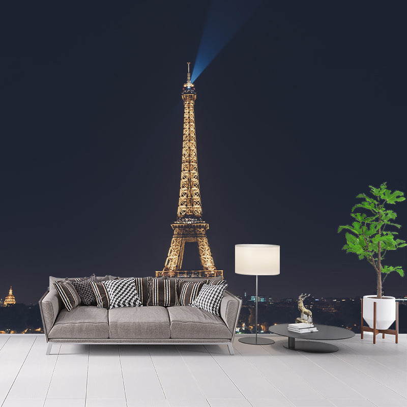 Modern Mural Time-Honored Eiffel Tower Construction Living Room Wall Mural