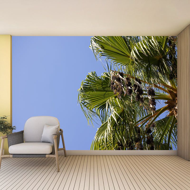 Large Tropical Scenery with Palm Trees Contemporary Decorating Wall Art, Waterproof