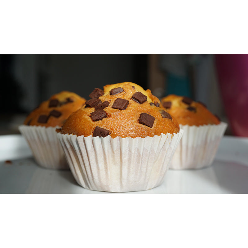 Eigentijds Cup Cake-muurschilderingpatroon Zachte kleur Schimmelbestendig voor zakelijke decoratie