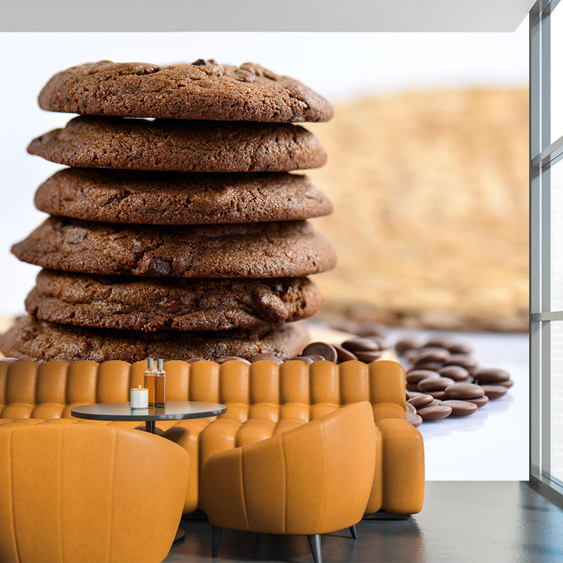 Modern Style Mini Cookie Mural Pattern Commercial Use Photography Wall Decor