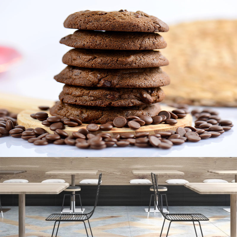Modern Style Mini Cookie Mural Pattern Commercial Use Photography Wall Decor