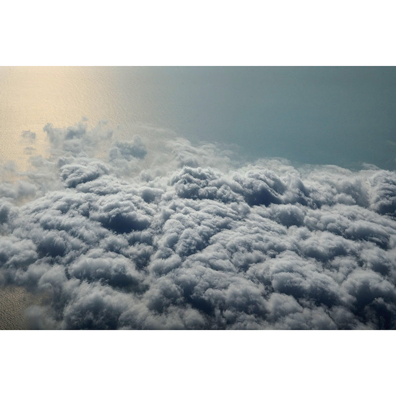 Clouded Sky Scene Mural Wallpaper for Decoration Modern Living Room Wall Covering