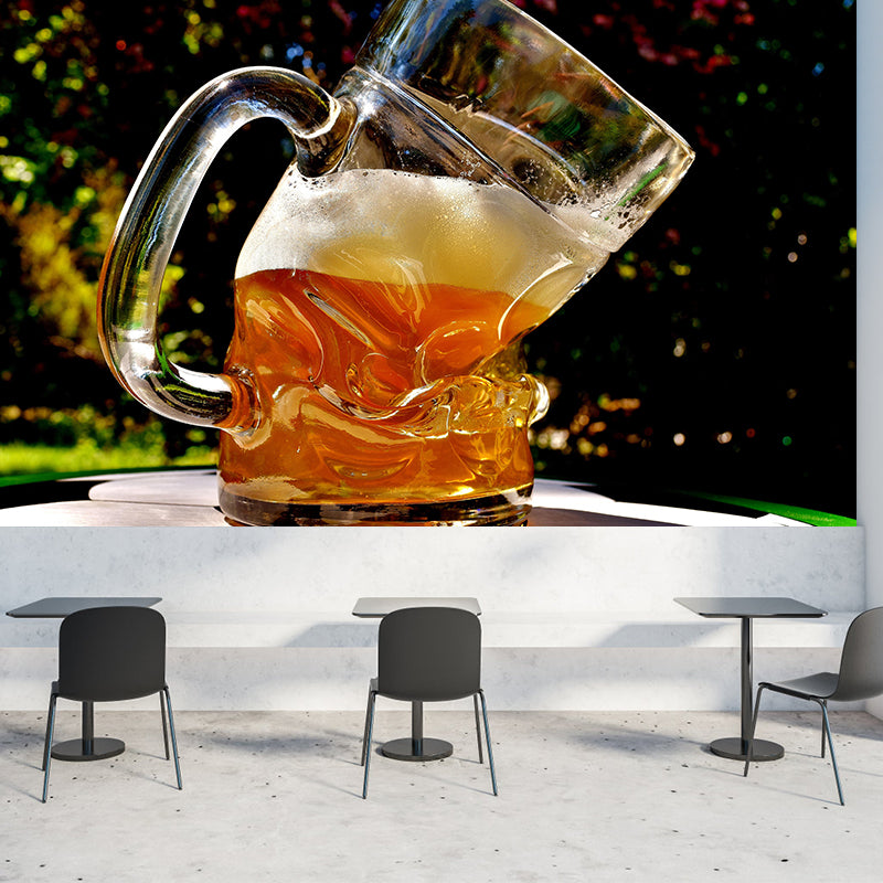 Hedendaagse fotografie Biermuurschildering Lichte kleur Commercieel gebruik Muurkunst voor Club Decor
