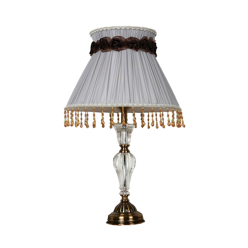 1 lumière de la lampe de nuit en tissu léger