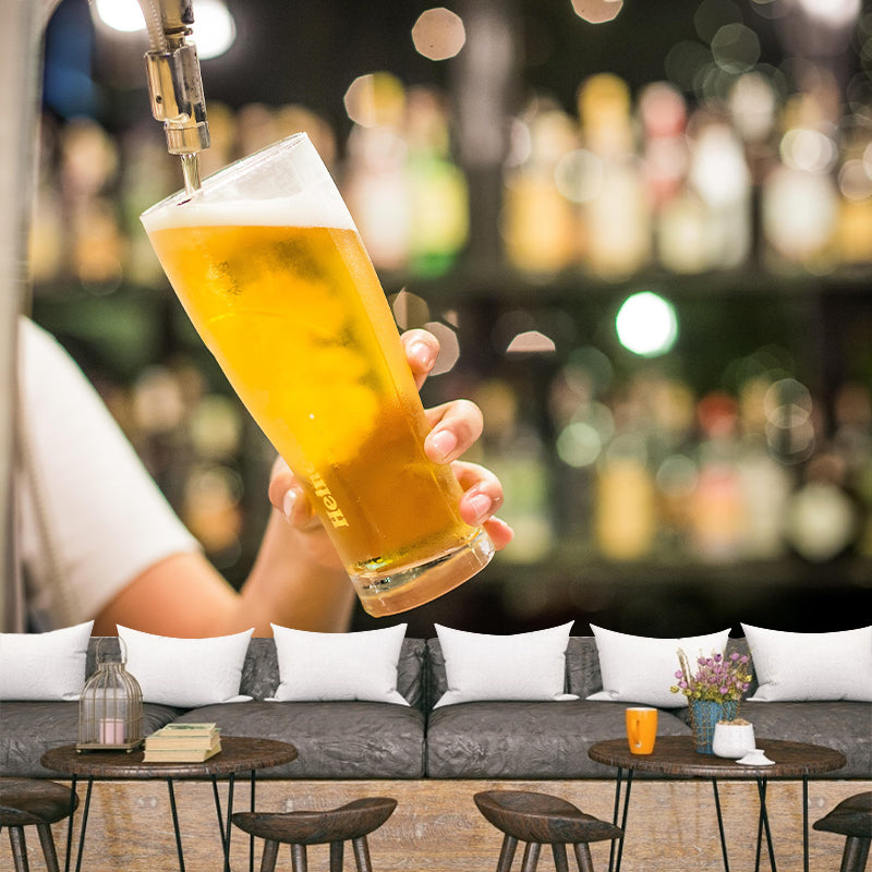 Beer Mural Wallpaper Contemporary Photography Commercial Use Wall Covering