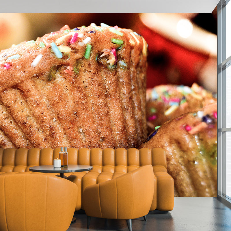 Cake Dessert Wall Decal Decor for Dining Room Kitchen Dessert Shop Stain Resistant