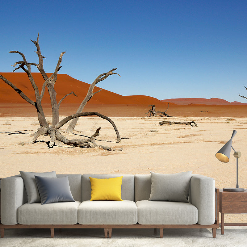 Desert Nature Landscape Modernism Wall Decor for Living Room Moisture Resistant