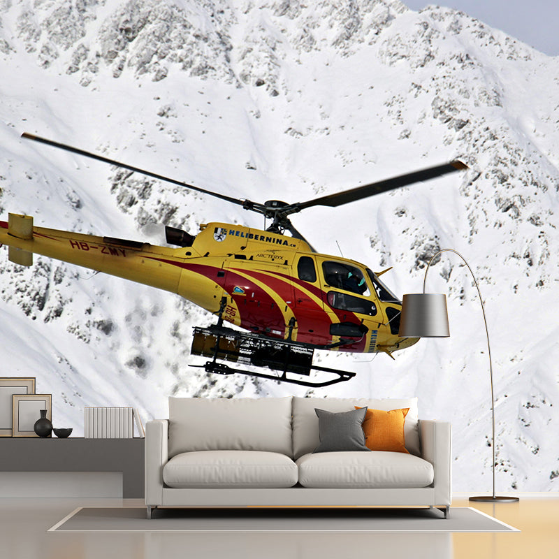 Photography Rescue Helicopter Wall Paper Murals Wall Covering for Bedroom Decor