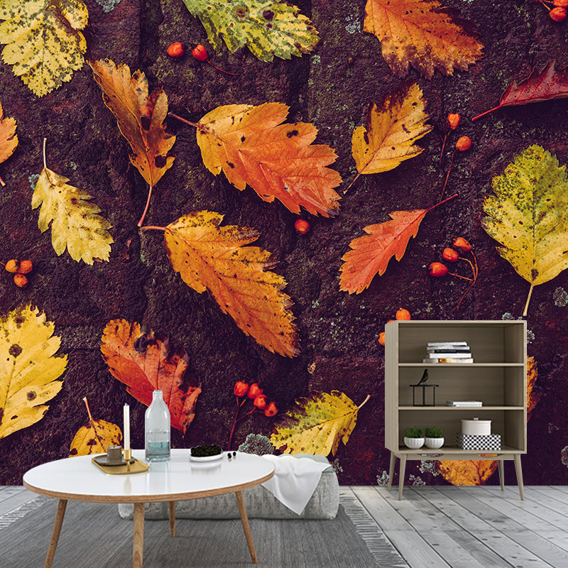 Leaves Wall Decals Living Room Bedroom TV Wall Decor ,Customized Size Available