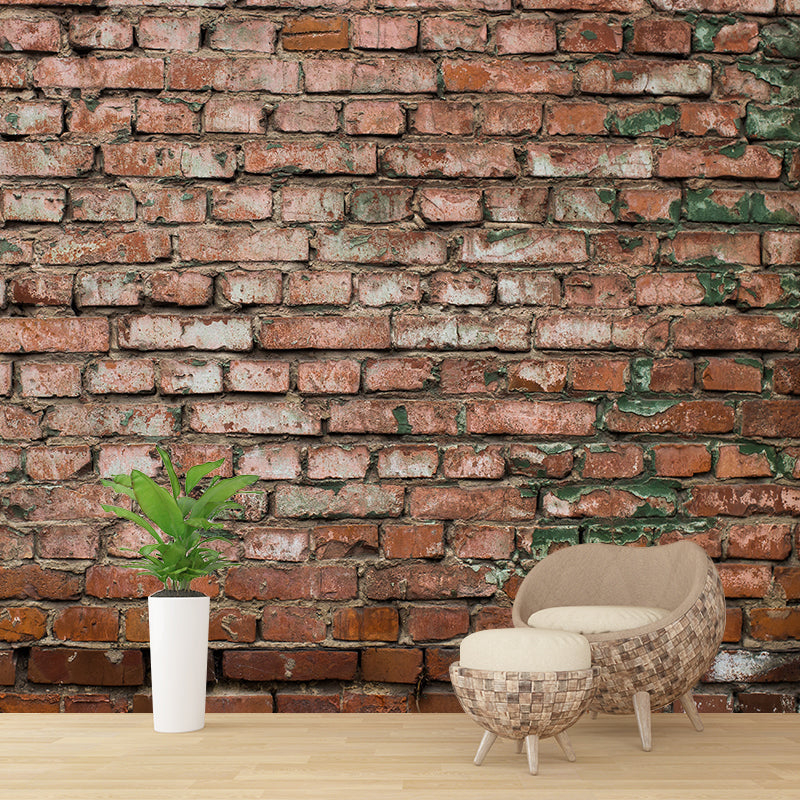 Countryside Style Brick Wall Wall Covering Stain Resistant Living Room Wall Decor