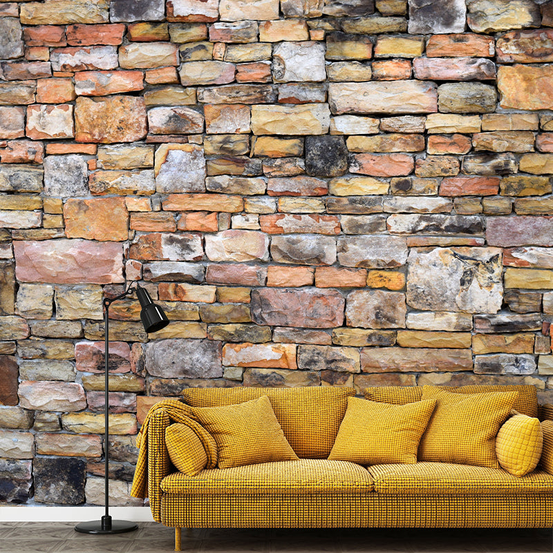 Countryside Style Brick Wall Wall Covering Stain Resistant Living Room Wall Decor