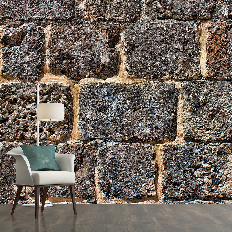 Contemporary Brick Mural Decal Architecture Sitting Room Moisture Resistant Wall Decor