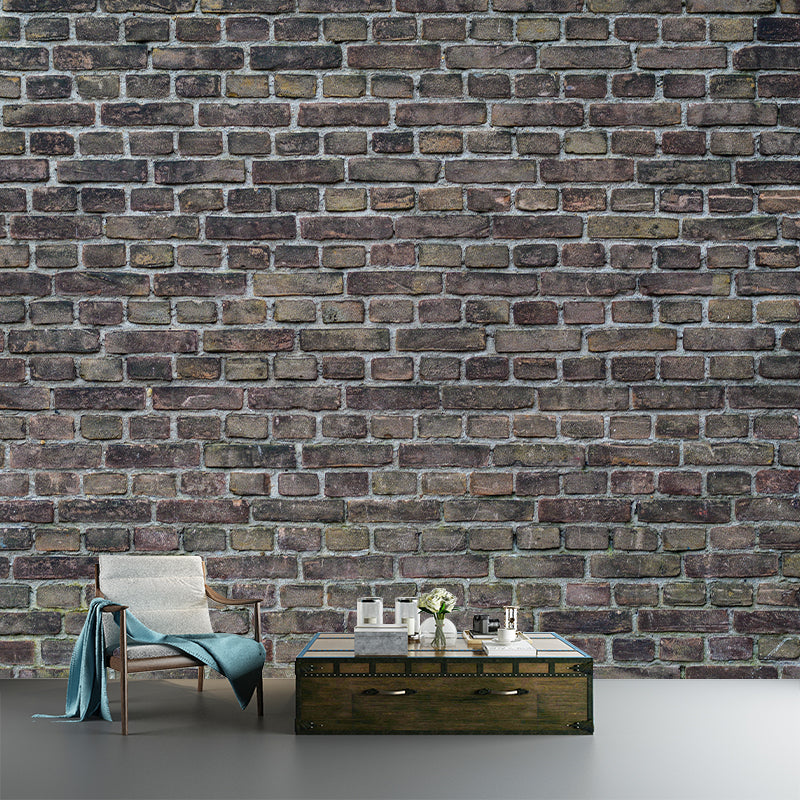 Contemporary Brick Mural Decal Architecture Sitting Room Moisture Resistant Wall Decor