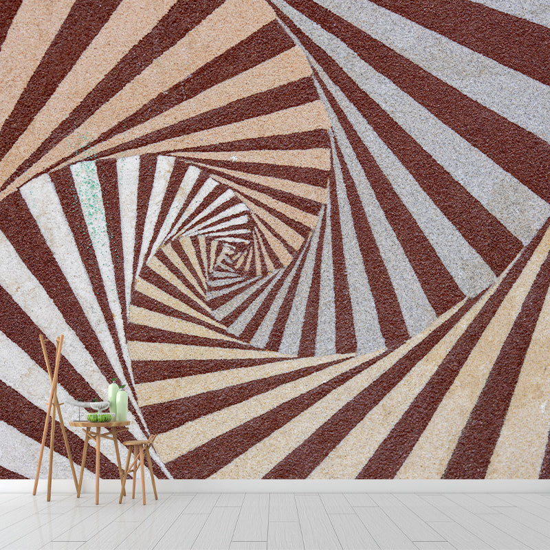 Bright Geometric Shapes Wallpaper Mural Moisture Resistant Bedroom Wall Covering