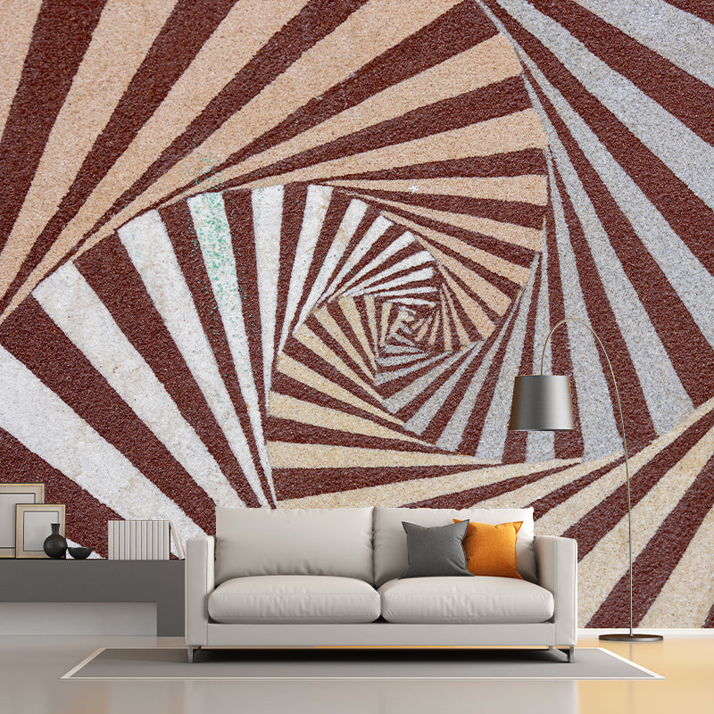 Bright Geometric Shapes Wallpaper Mural Moisture Resistant Bedroom Wall Covering