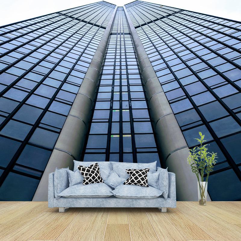 Modern Style City Building View Mural Wallpaper Meeting Room Living Room Home Decor