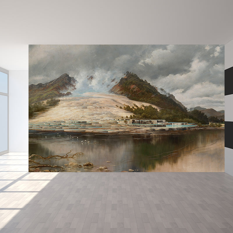 Natural Landscape Wall Mural Classic Decorative Living Room Wall Art for Decoration