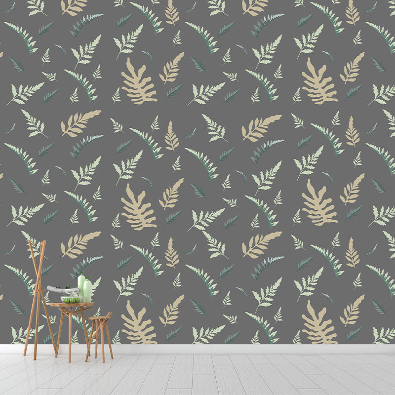 Simple Plant Wall Murals for Bedroom Wall Decoration Stain Resistant Wall Decals