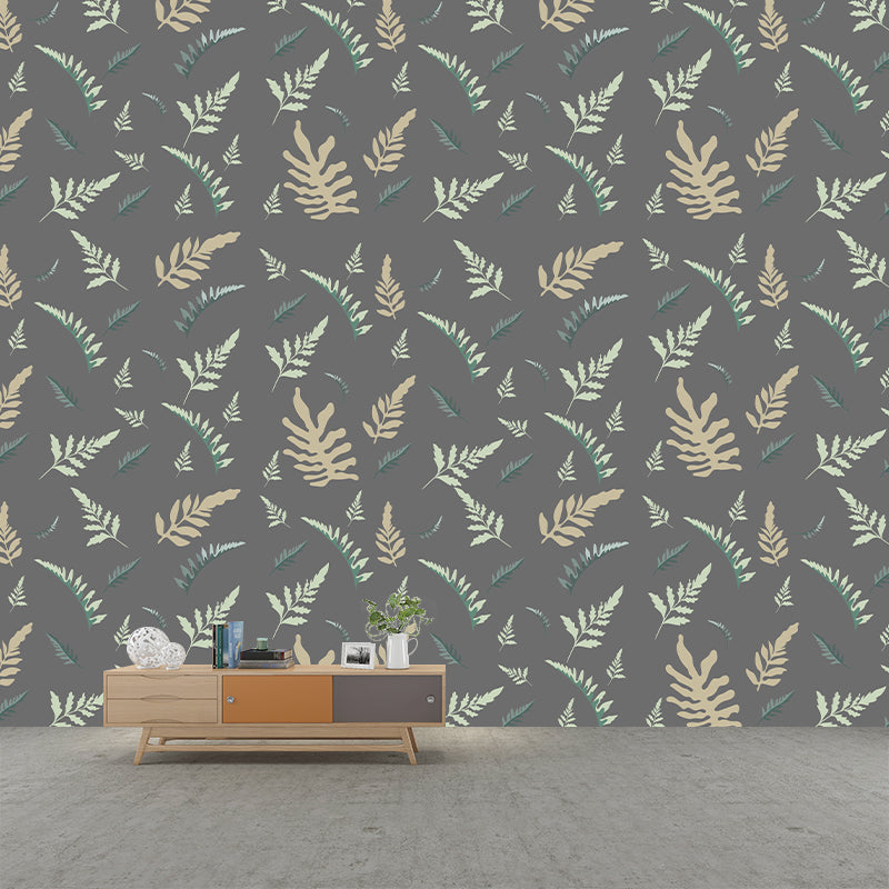 Simple Plant Wall Murals for Bedroom Wall Decoration Stain Resistant Wall Decals