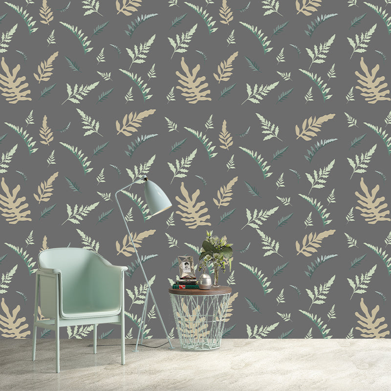 Simple Plant Wall Murals for Bedroom Wall Decoration Stain Resistant Wall Decals