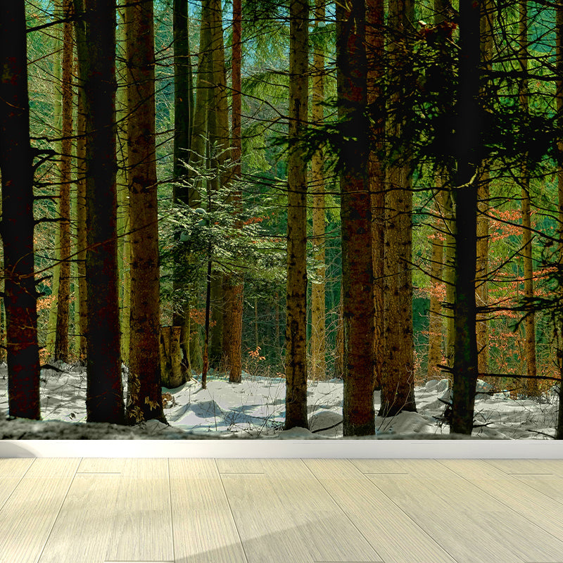 Modern Minimalist Forest Mural Wallpaper Living Room Murals Personalized Size