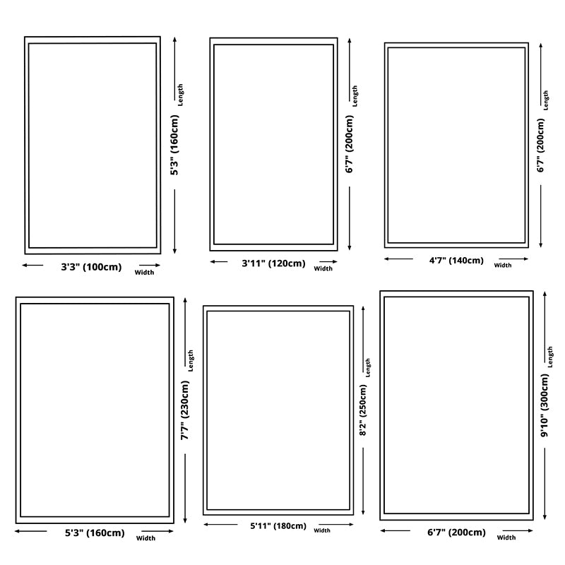 Multicolor Home Decoration Carpet Calming Triangle Print Area Rug Polyester with Stain Resistant Rug