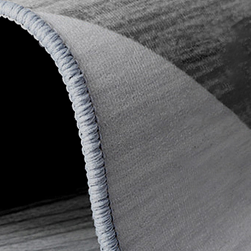 Grey Tone Luxury Area Carpet Polyester Geometric Splicing Rug Stain Resistant Carpet for Living Room