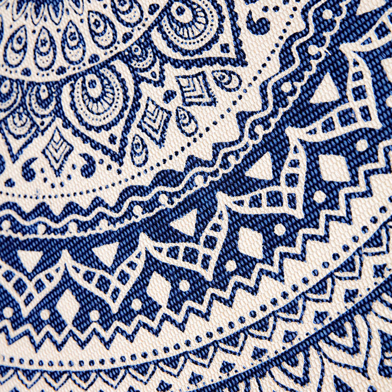 Nostalgia Moroccan Rug Classic Cotton Blend Rug Friendly Washable Carpet with Fringe for Home Decor