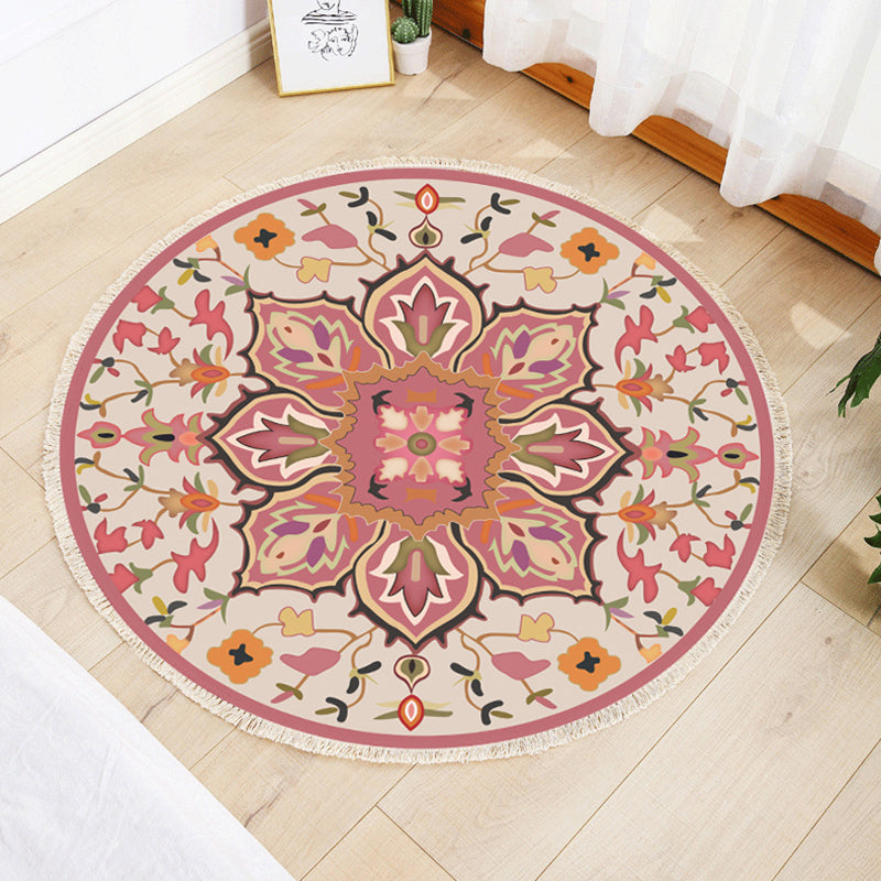 Funky Maroccan Round Rugg