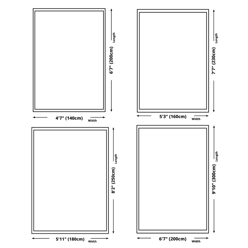 Black Tone Home Decoration Carpet Luxury Triangle Print Area Rug Polyester with Stain Resistant Rug