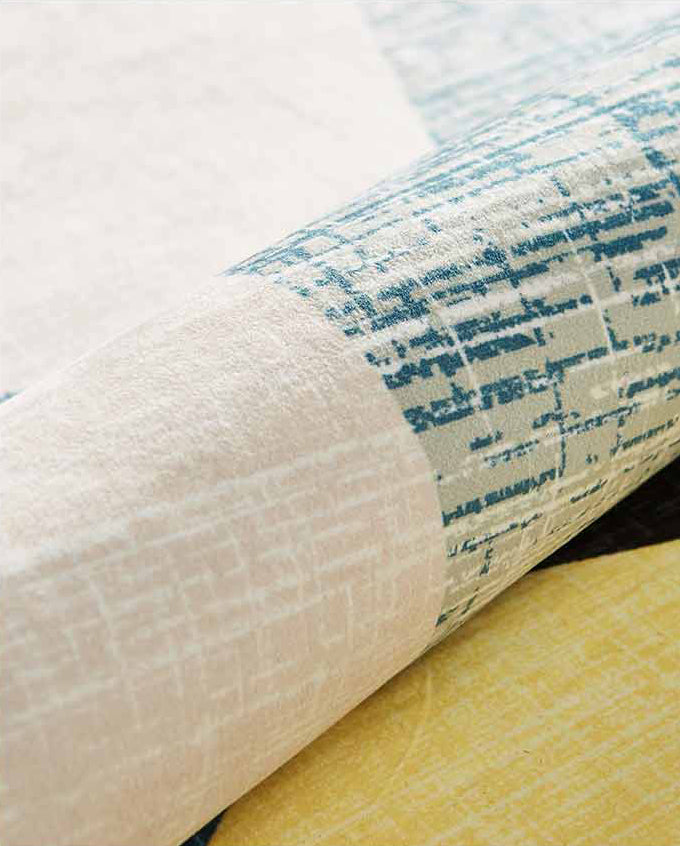 Mehrfarbiger Teppich mit Dreiecksmuster, Polyester, nordischer Teppich, schmutzabweisender Innenteppich für Heimdekoration