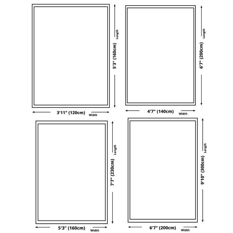 Grey Tone Triangle Print Rug Polyester Simple Carpet Non-Slip Backing Indoor Rug for Home Decoration