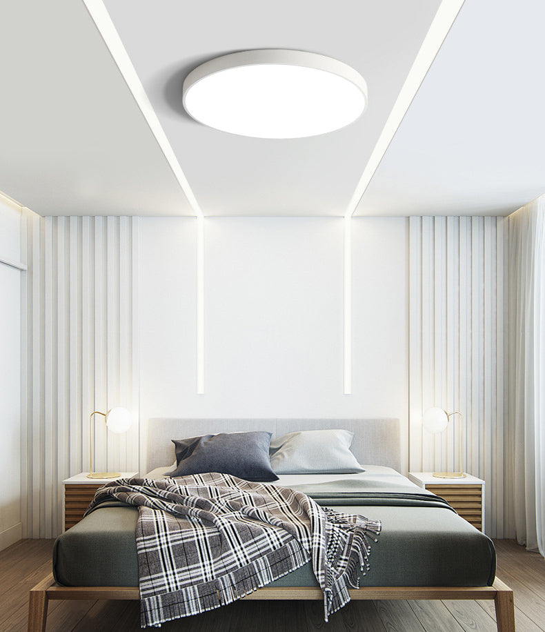Modern Style Flush Ceiling Lights Macaron Metal LED Light for Living Room