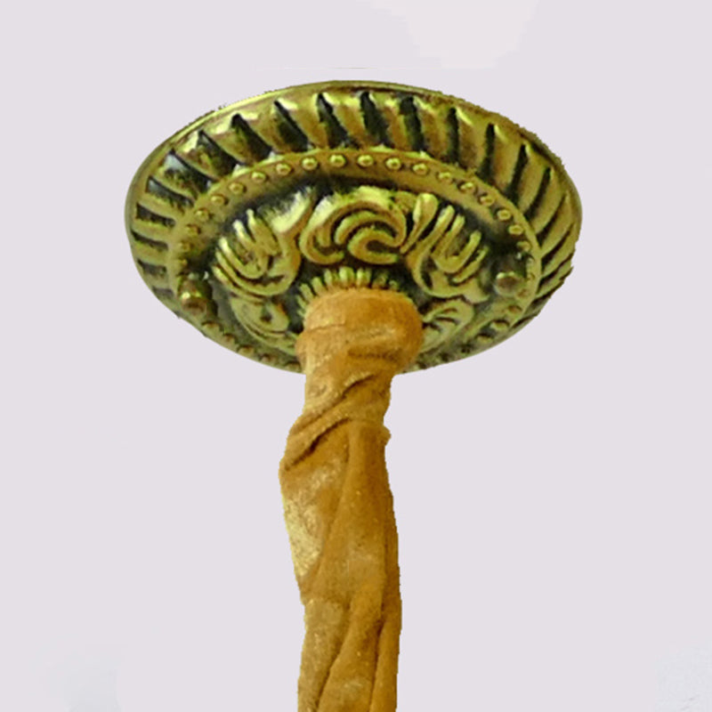 Ciotola lampadario dispositivo di illuminazione in stile tiffany in vetro artistico appennato il lampadario