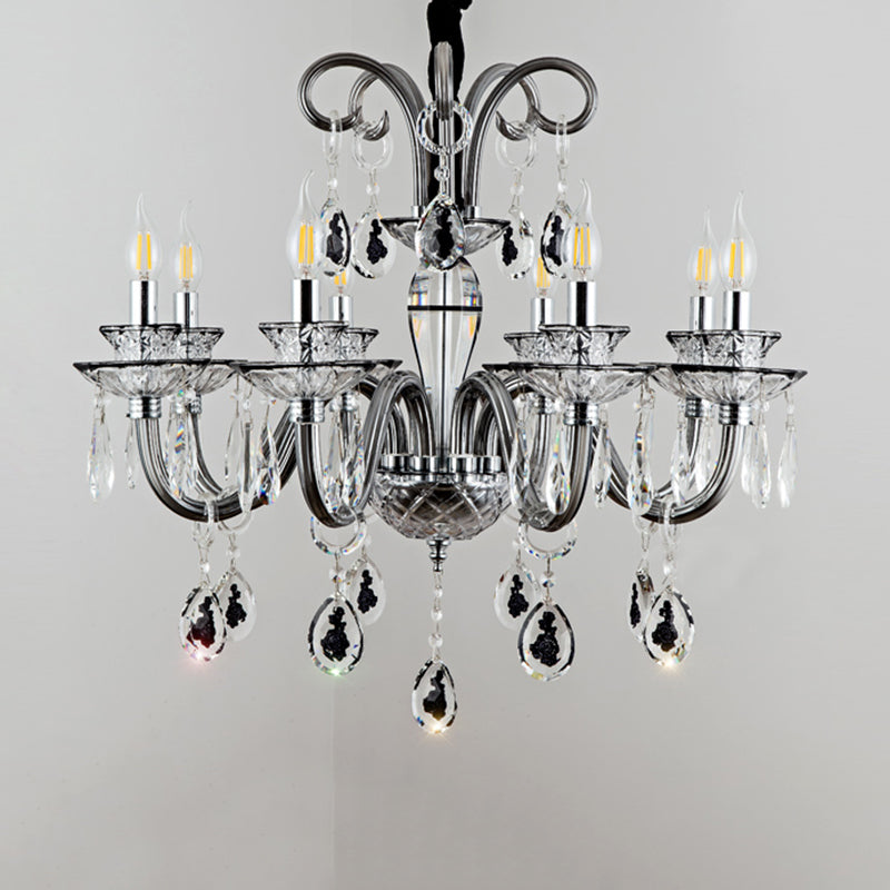 Kerze Kronleuchter Leuchte Traditionelle Kristallheizbeleuchtung für das Restaurant