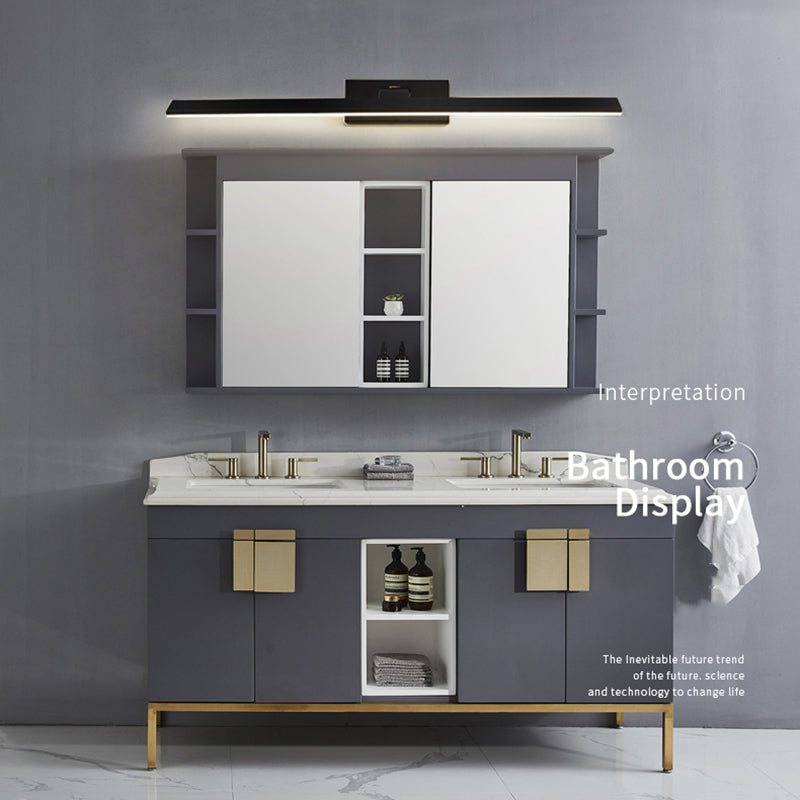 Rectangle Éclairage mural en aluminium