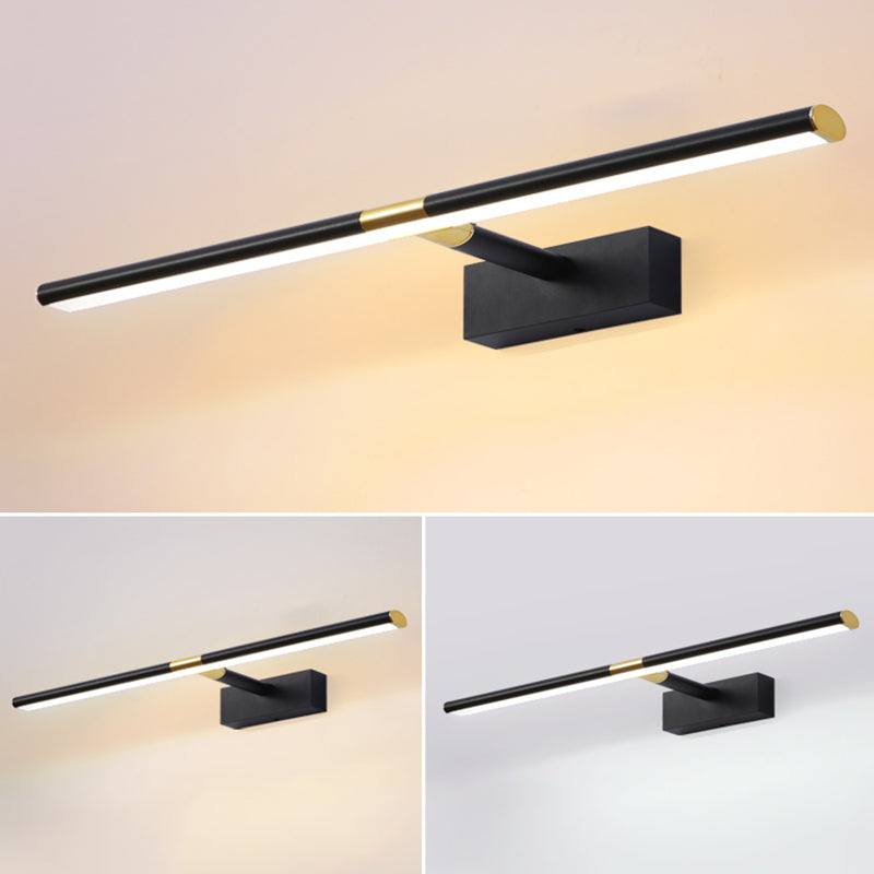 Éclairage d'éclairage mural linéaire noir