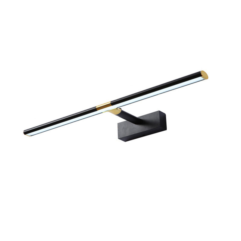 Éclairage d'éclairage mural linéaire noir