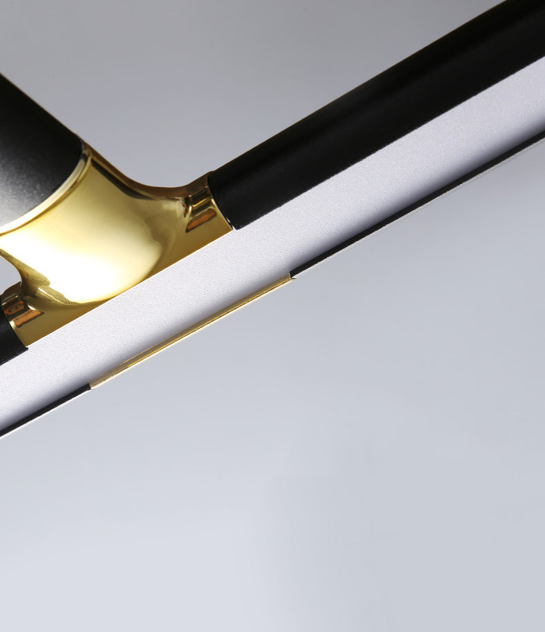 Éclairage d'éclairage mural linéaire noir