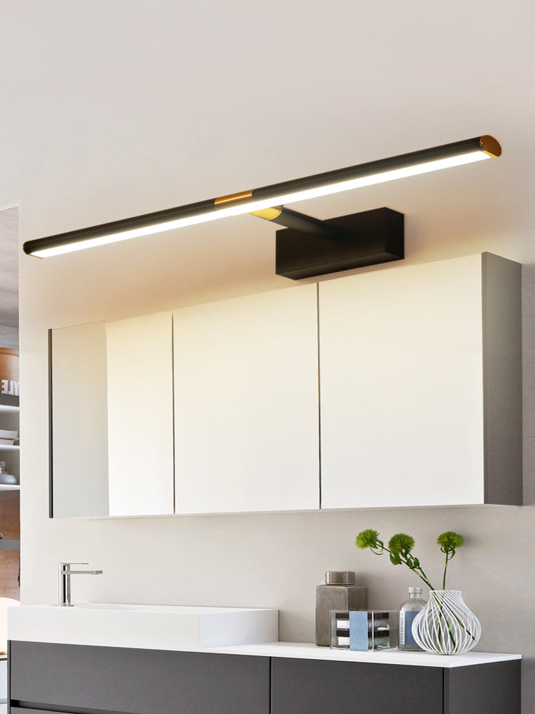 Éclairage d'éclairage mural linéaire noir