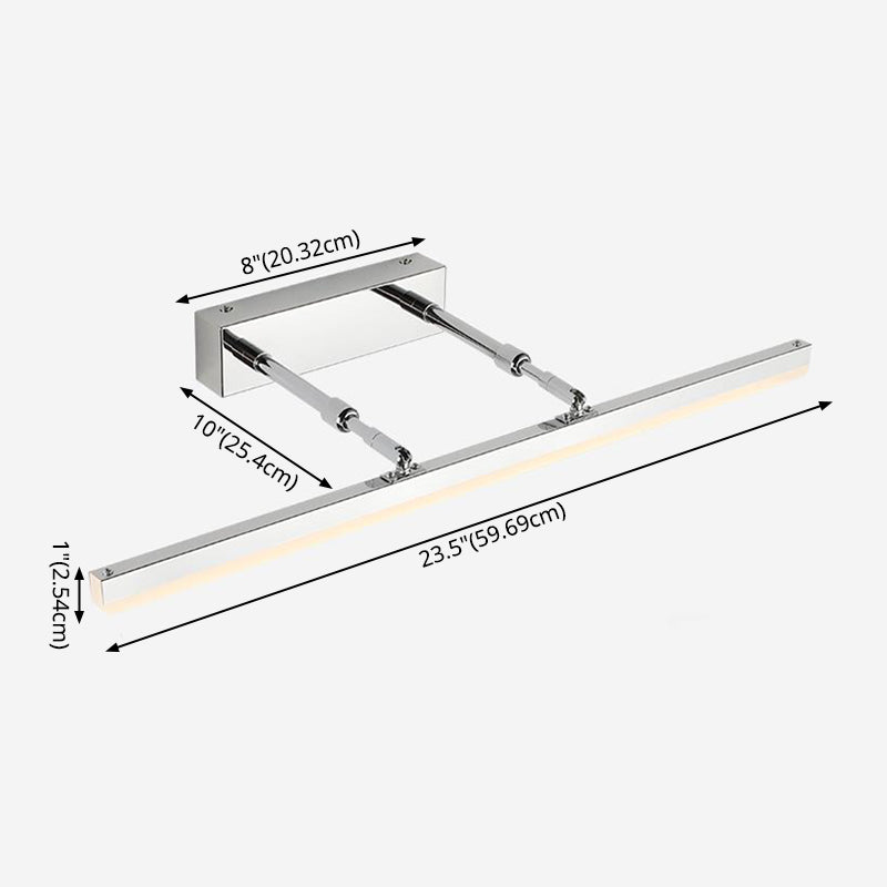 Nordic Style Armed Wall Sconce Lighting Metal LED Bathroom Wall Mounted Lighting