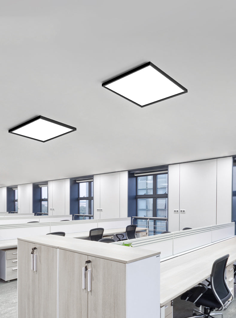 Moderno LED cuadrado de descarga de LED de 1-Luz de aluminio montado en el techo de la luz para la oficina