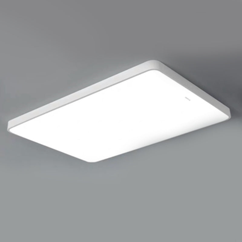 Montaje de LED de color cuadrado moderno 1-Luz de techo de acrílico ligero para oficina