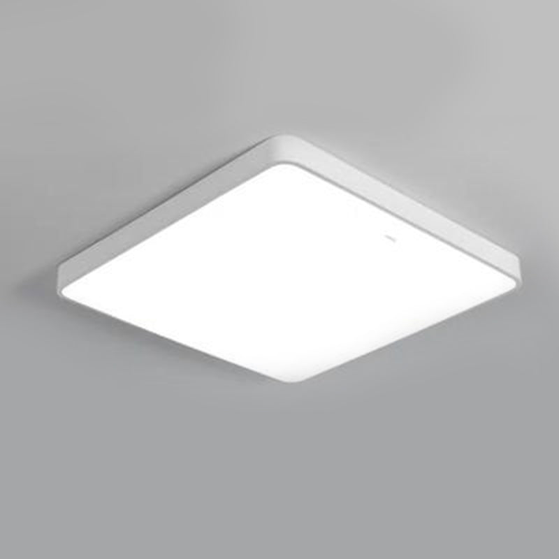 Montaje de LED de color cuadrado moderno 1-Luz de techo de acrílico ligero para oficina