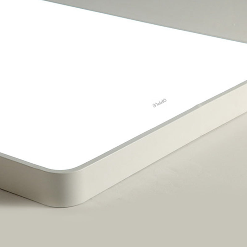 Montaje de LED de color cuadrado moderno 1-Luz de techo de acrílico ligero para oficina