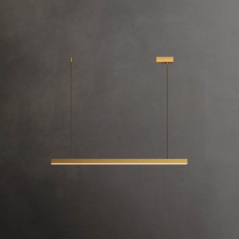 Modern Pendant Lighting for Kitchen Island Linear Island Lighting in Metal