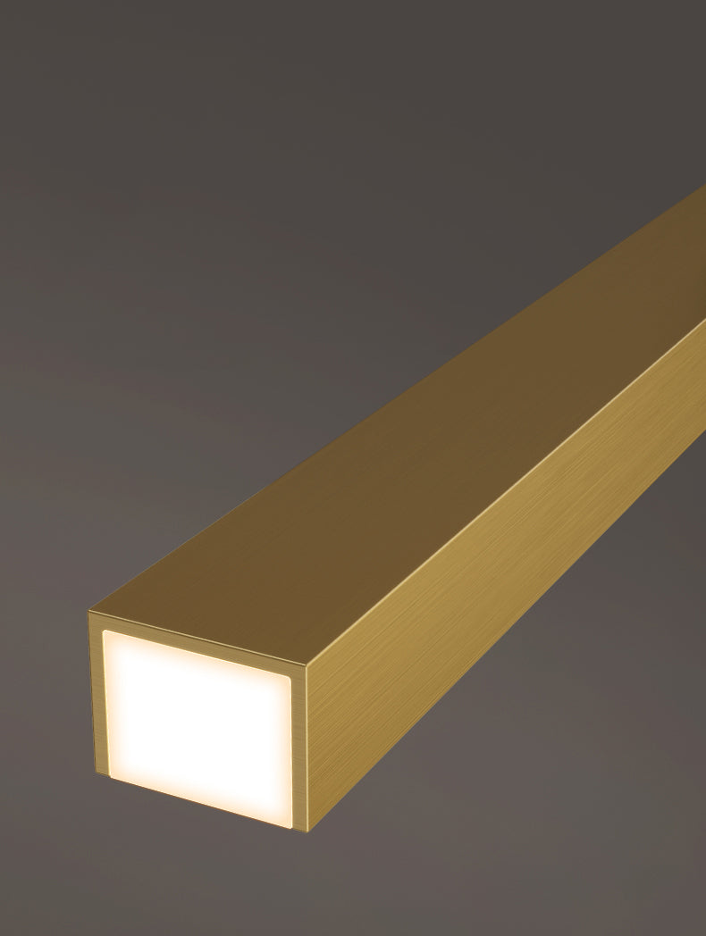 Modern Pendant Lighting for Kitchen Island Linear Island Lighting in Metal